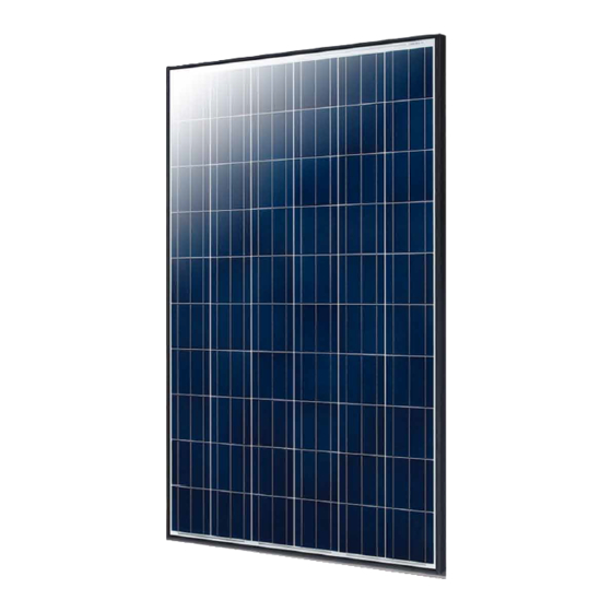 User Manuals: ET Solar ET-P654 series Modules