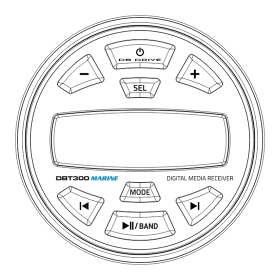 DB Drive DBT300 Operation Manual