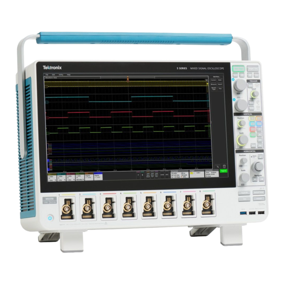 Tektronix MSO54 Printable Help