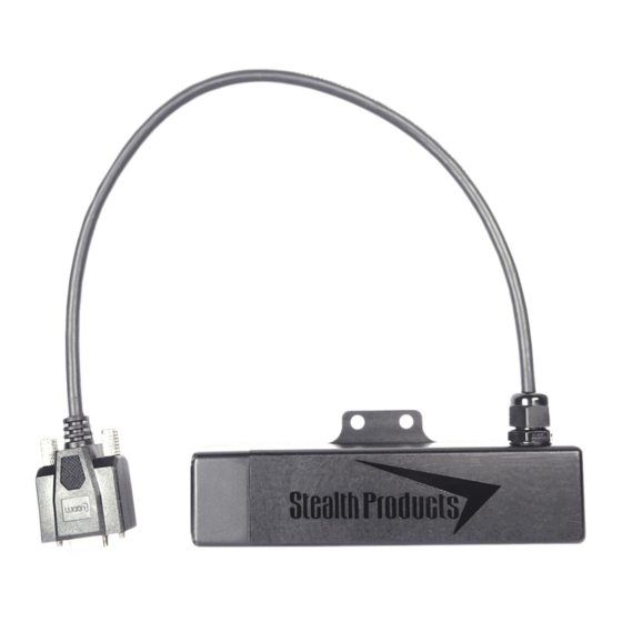 Stealth Products i-Drive 4.0 User's Manual And Maintenance Manual
