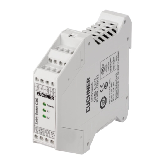 EUCHNER CMS Series Operating Instructions Manual