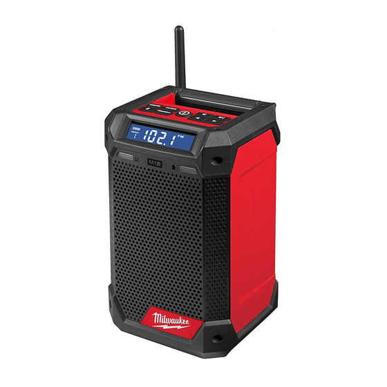 Milwaukee M12 RCDAB+ Operator's Manual