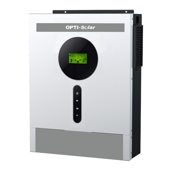 opti-solar SP Handy Series User Manual