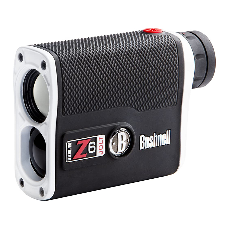 Bushnell Tour Z6 Jolt Slope - Laser Rangefinder Manual