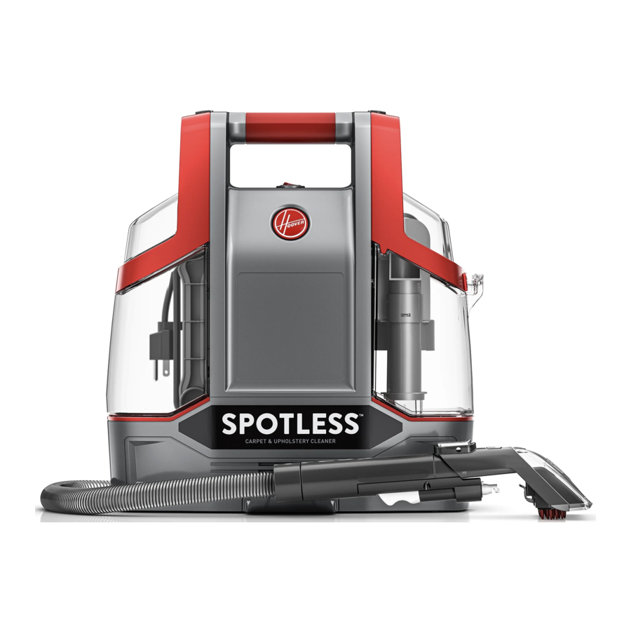 Hoover SPOTLESS - Carpet Cleaner Manual