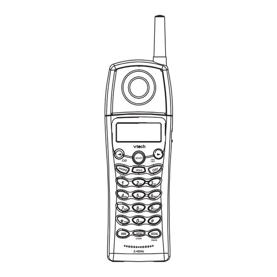VTech 2428 - VT Cordless Phone User Manual