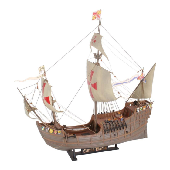 REVELL Columbus Ship Santa Maria Assembly Manual
