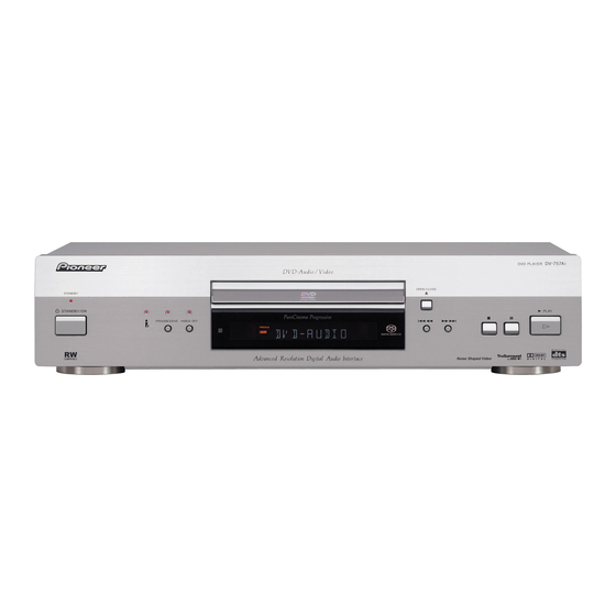 Pioneer DV-868AVi Operating Instructions Manual