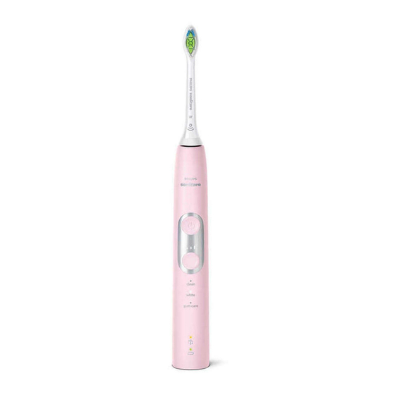 Philips Sonicare ProtectiveClean 6100 Manuals