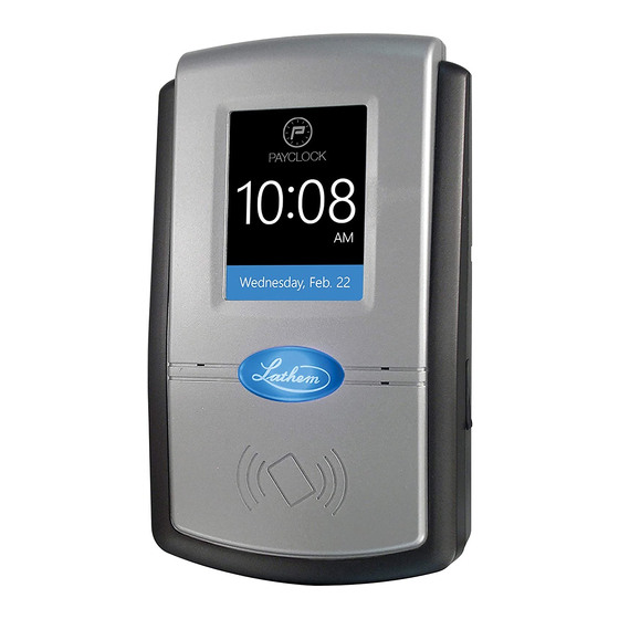 Lathem PC700 User Manual