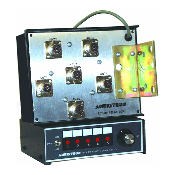 AMERITRON RCS-8V Instruction Manual
