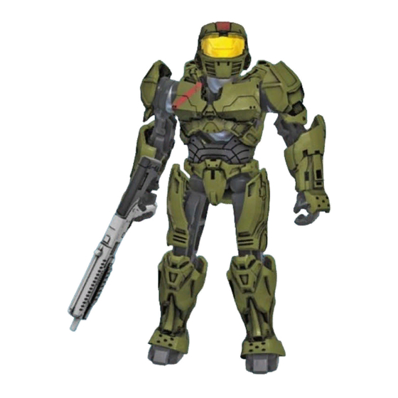 Mega  BLOCKS HALO MAGNETIC SPARTAN Green Spartan Red Team 29765 Manual