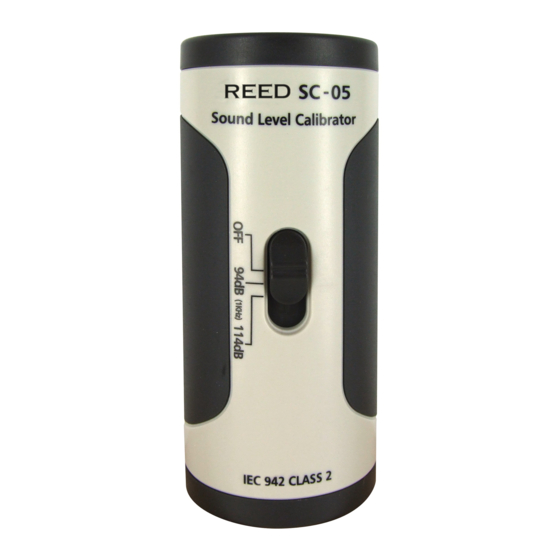 REED SC-05 Instruction Manual