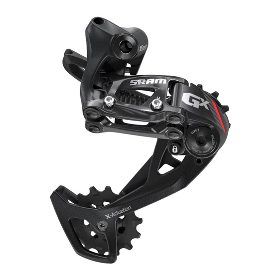 SRAM MTB Derailleur User Manual