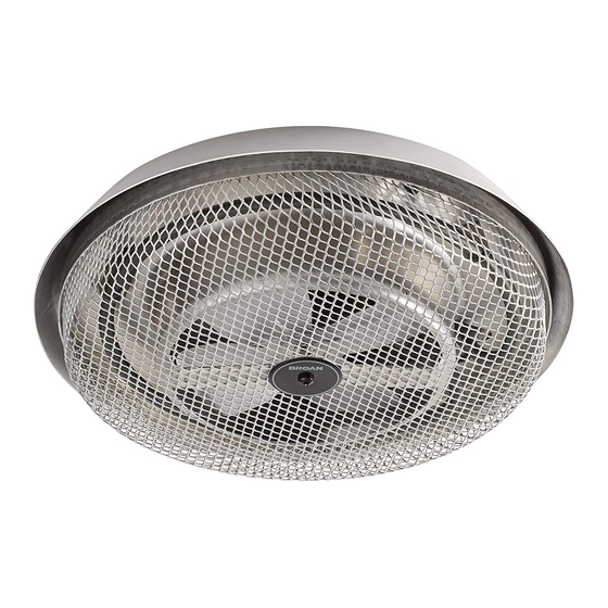 NuTone 157 Specification Sheet