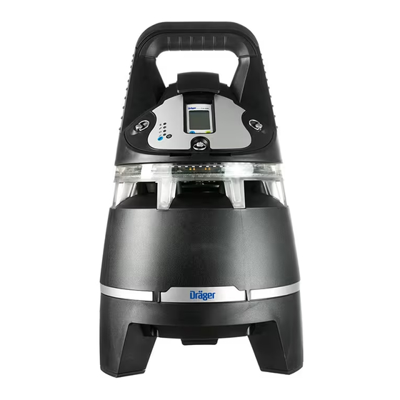 Dräger X-zone 5500 Quick Start Manual