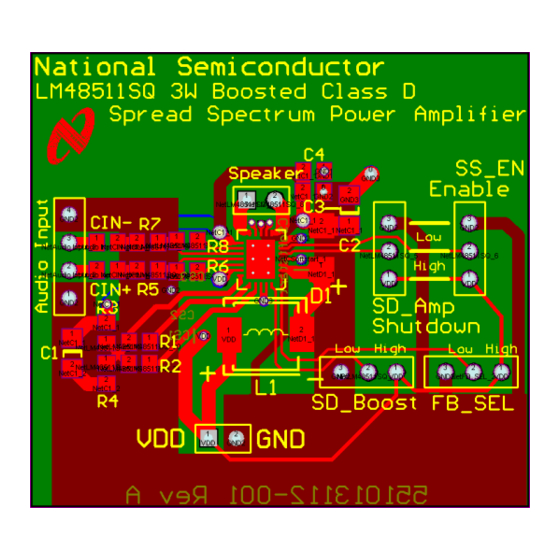 National Semiconductor LM48511 User Manual