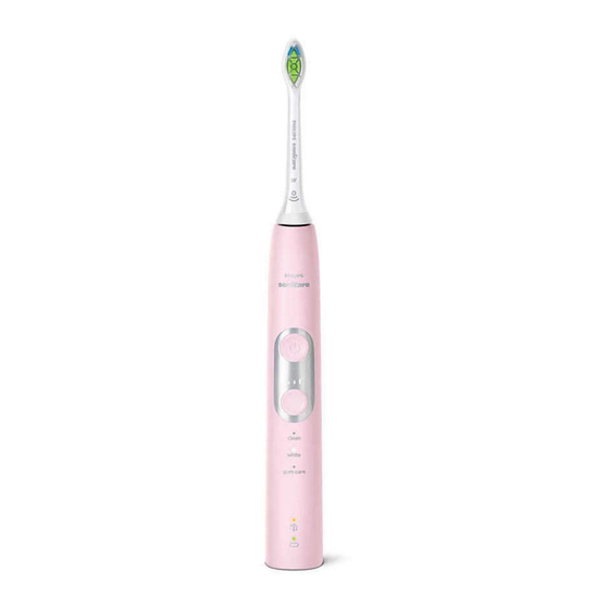 Philips Sonicare ProtectiveClean 6100 Troubleshooting Manual