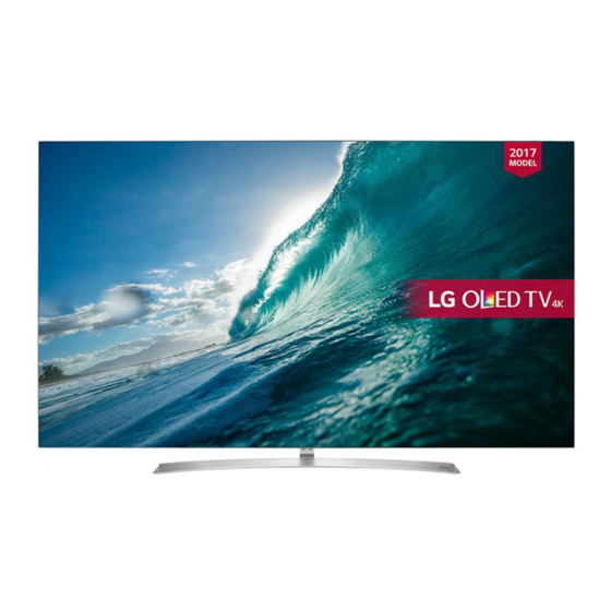 LG OLED65B7V HDR Smart TV Manuals