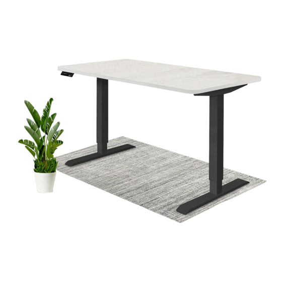 Effydesk Home Office Standing Desk 715 CAD Instruction Manual