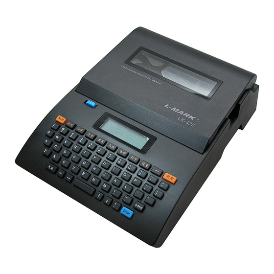 LABEL & MARK INDUSTRIES COMPANY LK-320 User Manual