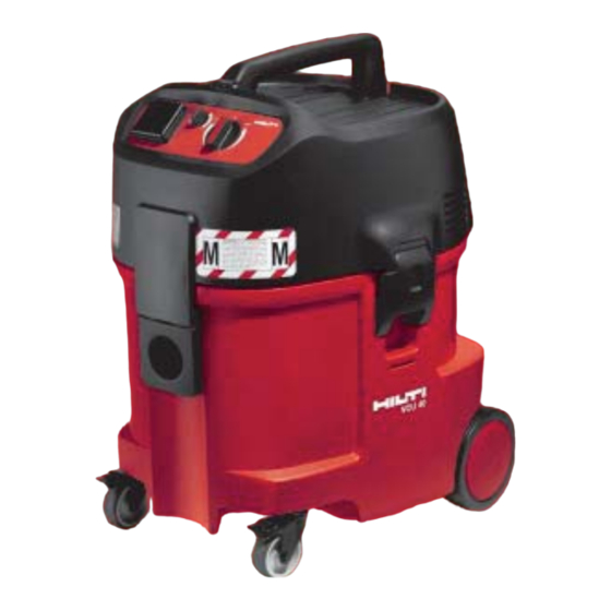 Hilti VCU 40-M Operating Instructions Manual