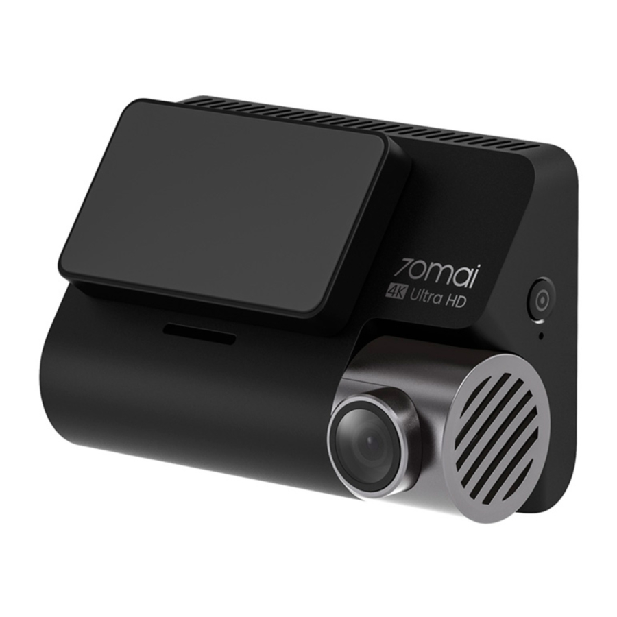 70mai A800S Series - Dash Cam Manual