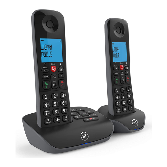 BT Digital Cordless Trio Phone With Answerphone