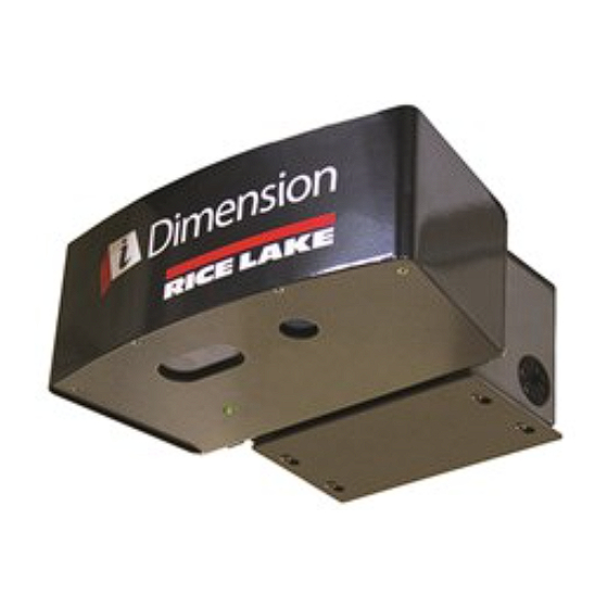 Rice Lake iDimension 100XL Assembly Manual