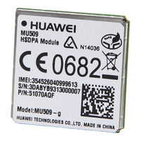 Huawei MU509-b Hardware Manual