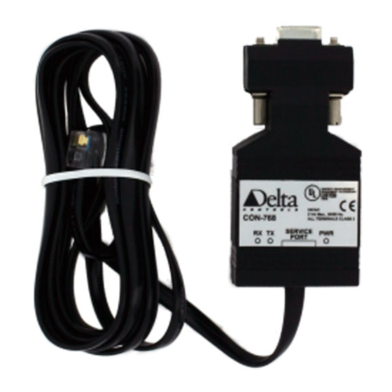 Delta Controls CON-768 Installation & Application Manual