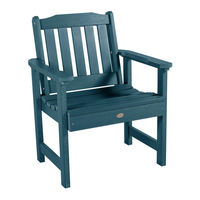 Highwood Lehigh Garden Chair Assembly Manual
