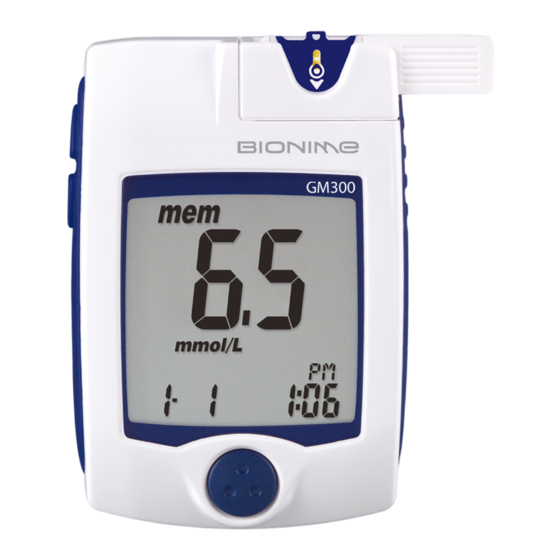 Rightest BIONIME GM300 User Manual