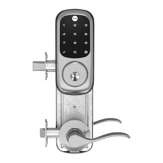 YALE ASSURE LOCK YRC226 INSTALLATION AND PROGRAMMING INSTRUCTIONS Pdf