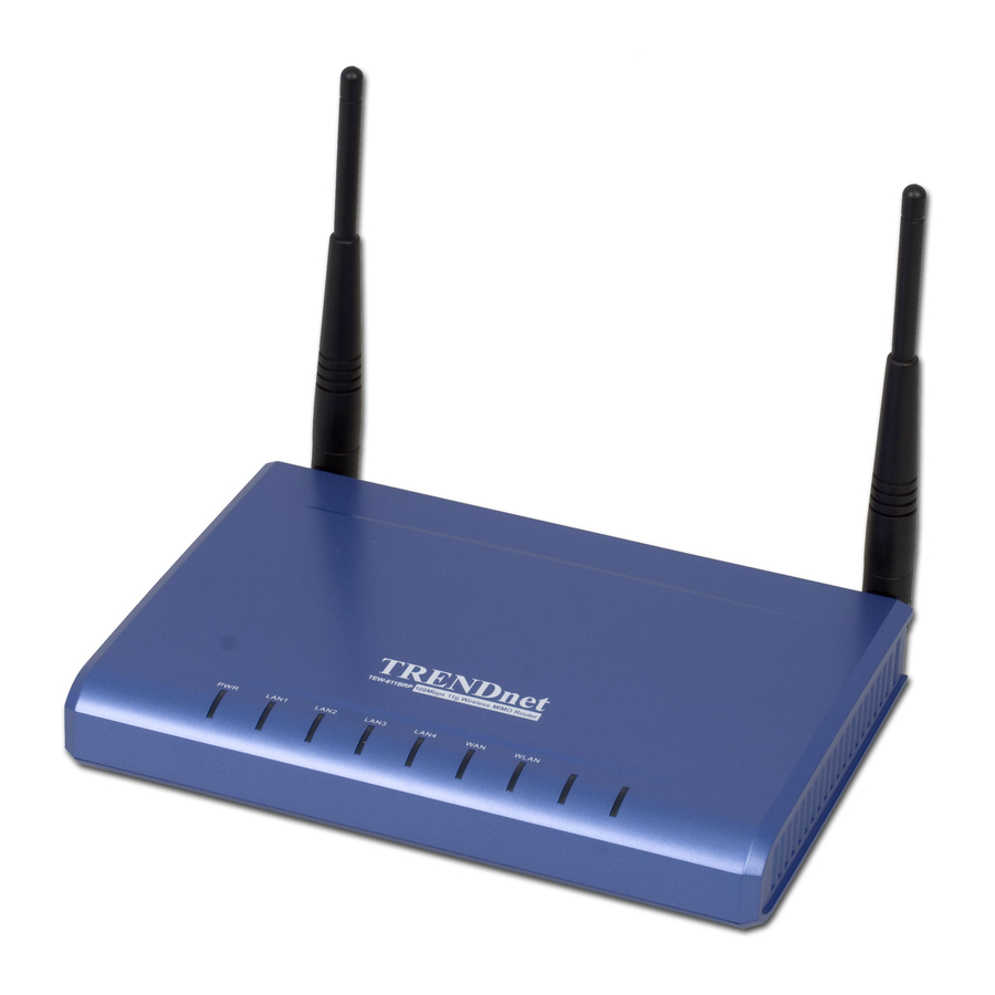 TRENDnet TEW-611BRP Frequently Asked Questions Manual