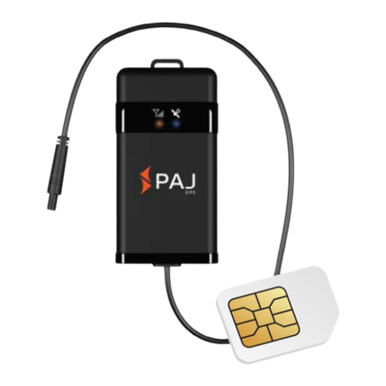 PAJ GPS VEHICLE Finder 2.0 4G Manual