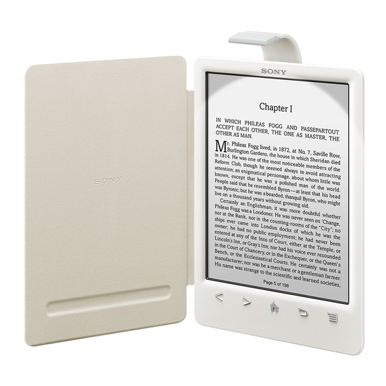 Sony Reader PRS-T3 Series Manuals