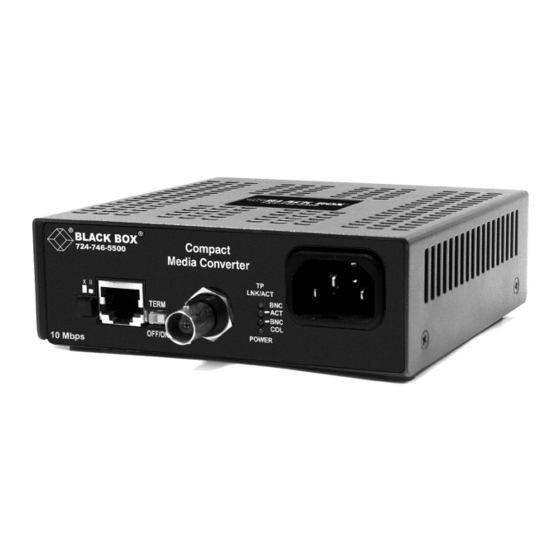 Black Box LMC009A-R4 Manual