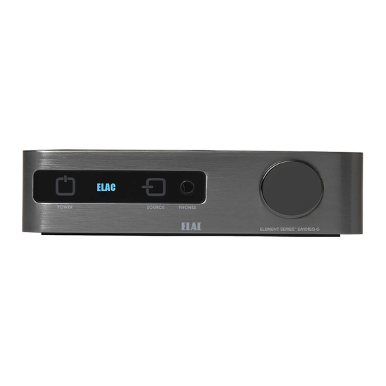 ELAC EA101EQ-G Operating Instructions Manual