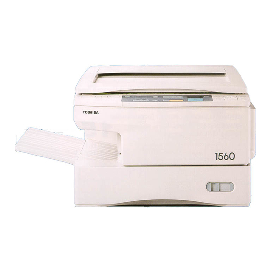 Toshiba 1560 Service Manual