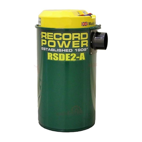 Record Power RSDE2-A Instruction Manual