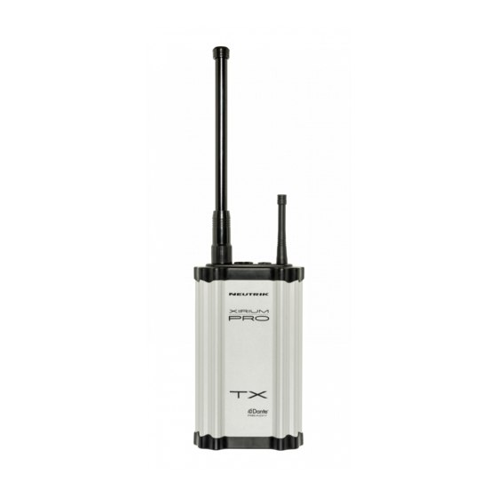 NEUTRIK XIRIUM PRO User Manual