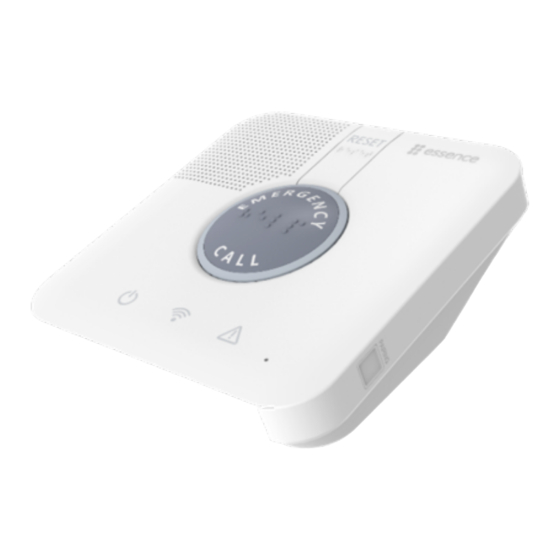 User Manuals: Essence Care@Home Pro Home Automation