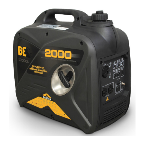 BE I2000L 2000W Inverter Generator Manuals