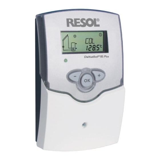 Resol DeltaSol BS Plus Manual