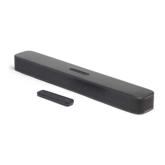 JBL BAR 2.0 ALL-IN-ONE Quick Start Manual