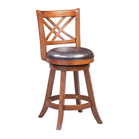 BORAAM PORTO SWIVEL STOOL ASSEMBLY INSTRUCTIONS Pdf Download | ManualsLib