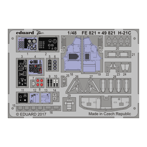 Eduard H-21C Manual