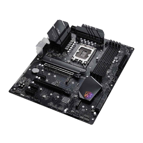 ASROCK Z690 PG Riptide Manual