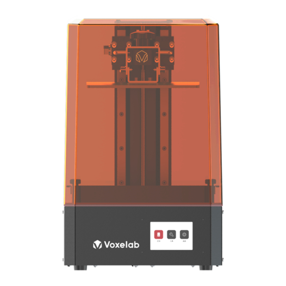 Voxelab Proxima 8.9 Quick Start Manual